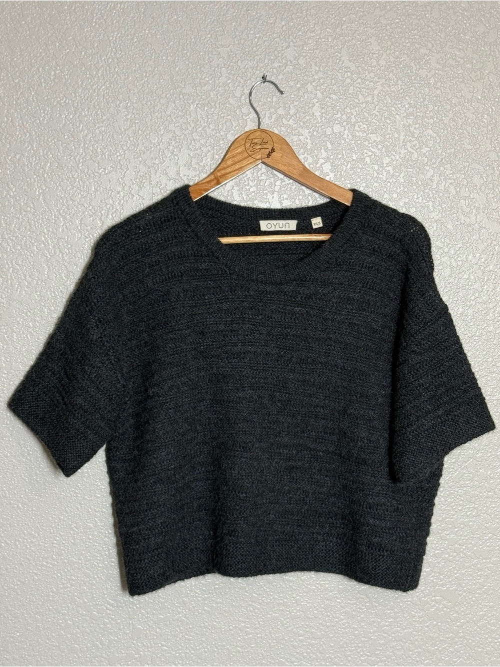 Oyun cropped sweater top XS/S Baby Alpaca Wool Blend